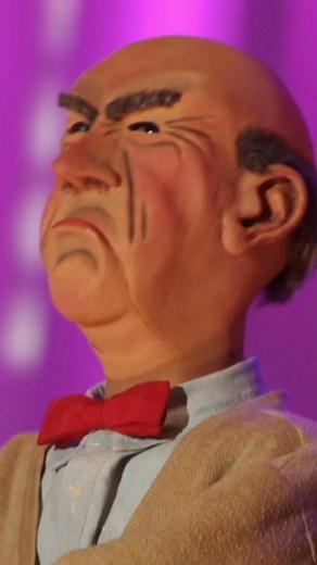 Such a loving relationship... #funnymoments #funnyvideo #funnyreels #ventriloquist #comedy #hahaha #funny | Laughing on set