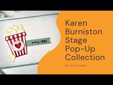 Karen Burniston | Stage Pop-Up Collection | Card Making Tutorial