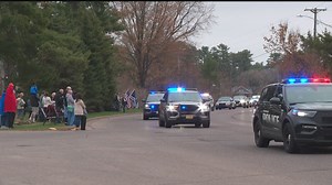 Procession follows funeral for Wisconsin police officers killed in line of duty