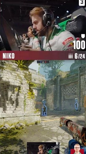 cs2 pro NIKO hits PISTOL ACE in major