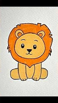 How to Draw a Cute Lion