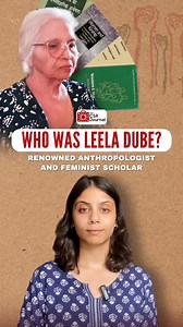 Meet Leela Dube — one of India’s first female anthropologists and a feminist scholar who reshaped how we see family, gender, and society. From exploring kinship through a feminist lens to bridging anthropology with women’s studies. Her story starts in a Marathi Brahmin household, but goes on to echo in India’s top sociological spaces, policy circles, and equality reports. Watch the complete video to know how a girl from Nagpur became a voice for generations of women. Ft Nitya Choubey Ed - Rudran
