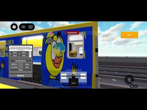 STS Subway Train Simulator : A/C Lines Gold duck R160 A Train