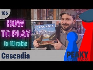 How to play Cascadia board game - Full teach - Peaky Boardgamer