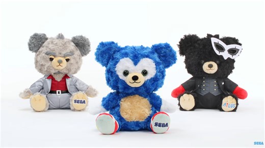 SEGA reveals SEGA LABBIES teddy bear line featuring Sonic, Yakuza and Persona
