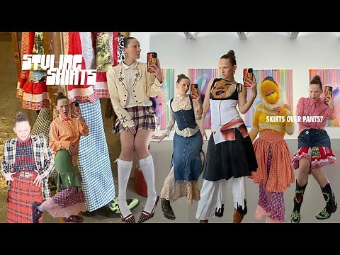 STYLING YOUR STYLE Qs Ep. 4 | SKIRTS!! micro, mini, midi, maxi + styling skirts over pants!!!