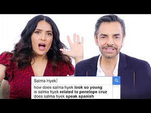 Salma Hayek & Eugenio Derbez Answer the Web's Most Searched Questions | WIRED