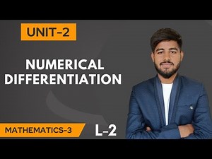 unit-2 numerical method-2 topic numerical differentiation engineering mathematics -3 rgpv university