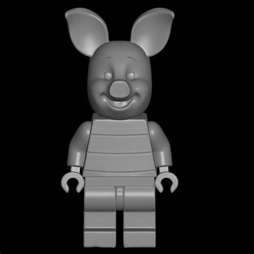 Piglet From Winnie the Pooh STL File for 3D Printing - Etsy