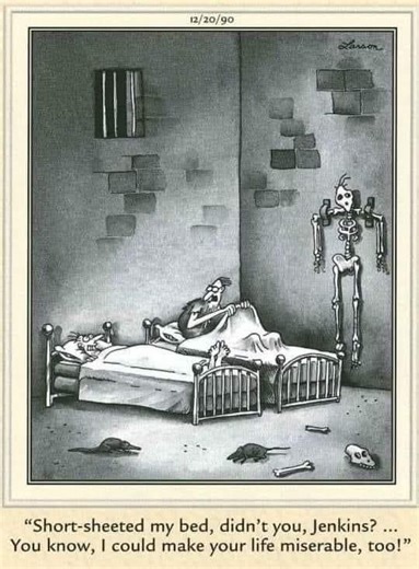 Short-sheeted my bed, didn't you, Jenkins? ... You know, I could make your life miserable | Shine On Media