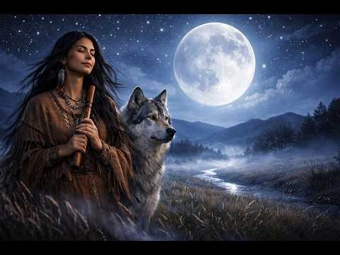 Wolf Spirit & Moon Song — Native American Flute Music