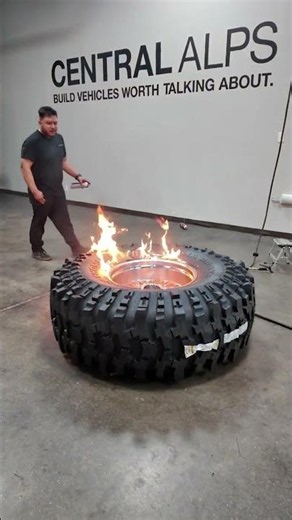 Heavy Tires Mounted With Fire? 🤯