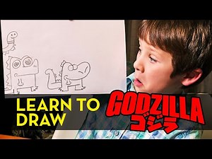 Learn To Draw a Cute Godzilla & Shin Godzilla