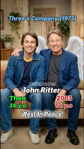 Three’s Company (1977) Then and Now: Where Laughter Lives On #ThreesCompany #JohnRitter #TVLegends