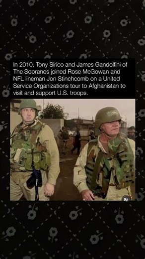 Why James Gandolfini and Tony Sirico Were in Afghanistan