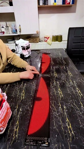 LED MATRIX PANEL #automobile #thetransitprodigy #ledlights #fh5 #flexibleled #trucker #led #trucking