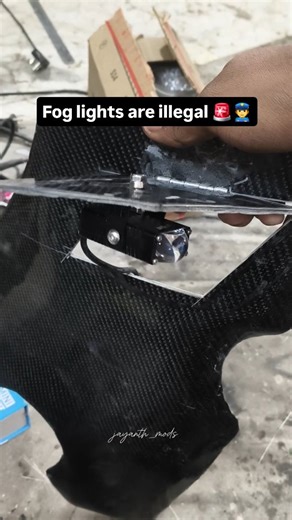 Jayanth M B | Fog light tension? Not anymore. . Making the first-in-the-world prototype for a GT650 side fairing with integrated fog light. Opens and... | Instagram