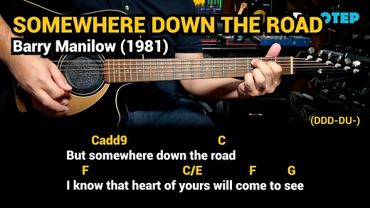 Somewhere Down the Road - Barry Manilow (1981) - Easy Guitar Chords Tutorial with Lyrics | Doc OTEP Studio