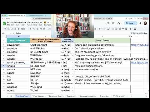 American English Pronunciation Practice Q&A - January 20, 2026