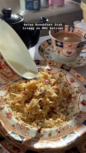 Swiss Breakfast Dish - Living on WW2 Rations