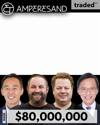 Traded: Venture Capital 🦄 on Instagram: "Amperesand, a Singapore-based power infrastructure company led by CEO Brian Dow, raised $80 million in Series A funding to expand its operations and development efforts. The round was co-led by Walden Catalyst Ventures and Temasek, with participation from Industry Ventures, Acclimate Ventures, SG Growth Capital, Xora Innovation, Material Impact, TDK Ventures, and Foothill Ventures. Amperesand designs power conversion solutions, including its Mediu