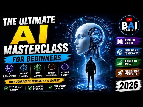 The Ultimate AI Masterclass for Beginners | Learn Artificial Intelligence from Scratch (2026)