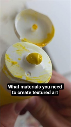 What is needed to make textured art 🎨