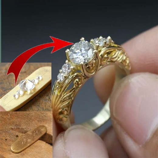 13K views · 363 reactions | How to make this ring _ custom 18k gold ring tutorial #gold #jewellry #ring #hallmarkcraft | Hallmark Craft | Facebook