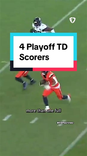 Top 4 Touchdown Scorers in NFL Playoffs