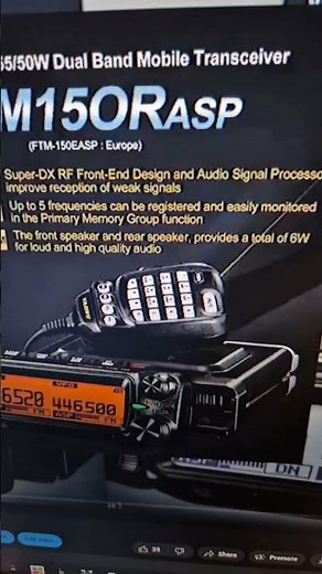 New Yaesu - FTM310D , Dual Band C4FM