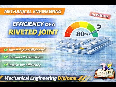 Riveted Joint Efficiency | Formula & Explanation | Machine Design