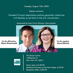 Watch Glenn's Soho Forum Debate Tonight