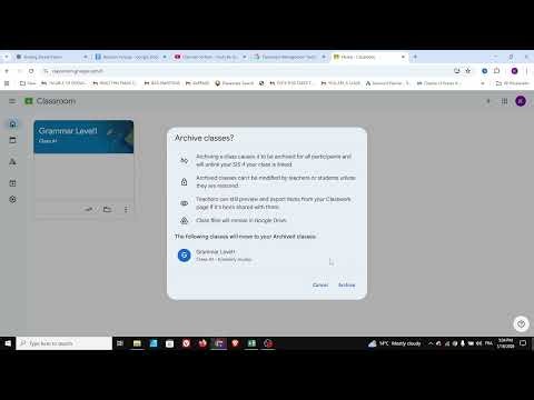 How To Archive Classes In Google Classroom - Full Guide