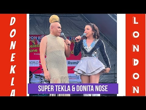 DONEKLA in London Part 2 Barrio Fiesta 2024 l Super Tekla & Donita Nose with d Best Duo Comedy Act🤣