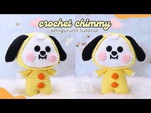 BT21 Chimmy Crochet Tutorial Part 1 | FREE PATTERN | BTS Crochet | Baby Chimmy Crochet #bt21 #bts