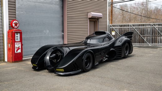 Flame-throwing 1989 batmobile heads to auction