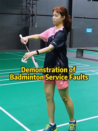 Demonstration of Badminton Service Faults🏸👱‍♀️ Badminton Serving Machine #badminton#sportstiktok #ADIBO