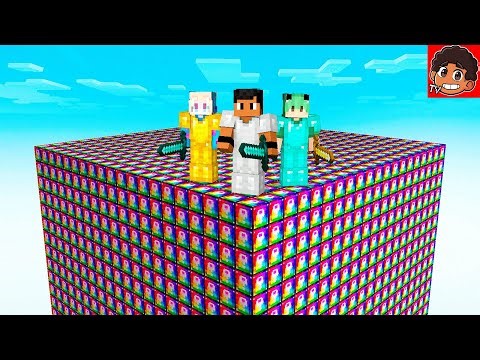 CUBÃO de LUCKY BLOCK AVARITIA no Minecraft!