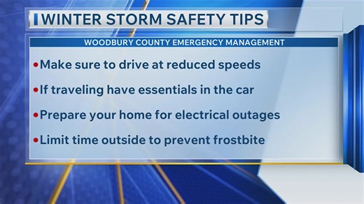 Winter Storm Safety Tips