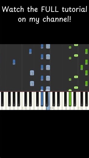 Idea 12 – Gibran Alcocer (Verse) | ACCURATE Piano Tutorial #shorts