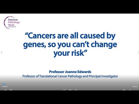 Pathology Myths and Misconceptions: 'Cancers are all caused by genes, so you can’t change your risk'