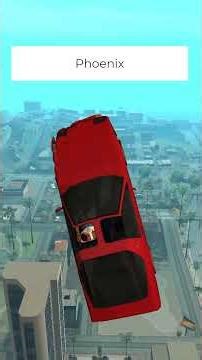 Can these vehicles survive the fall damage? 🚗💥 #gtasa #gaming #shorts