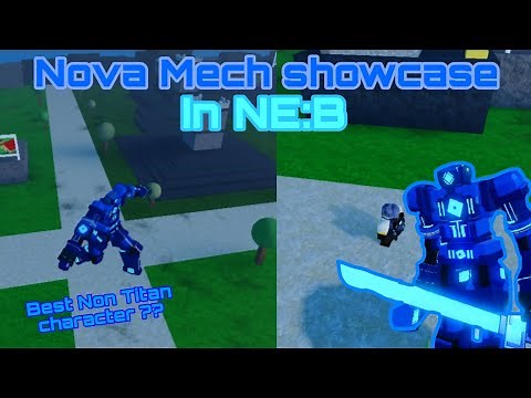 Nova Mech showcase in NE:B - Noob Experiment Battlefront Roblox