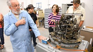 The Do Nothing Machine, built by Lawrence Wahlstrom, plus stationary engines by Rudy Kouhoupt at the end. Craftsmanship Museum, Carlsbad, CA. | Mr. Black