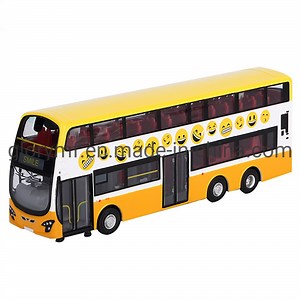 [Hot Item] Die Cast Model Bus Toy Plastic Toy Car
