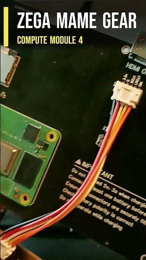 Game Gear Compute Module 4 - Raspberry Pi Drop In Kit - No Solder