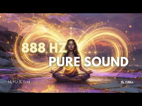 888 Hz Pure Frequency | I Deserve & I Receive | Abundance Flow