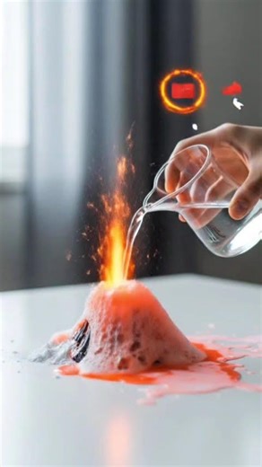 Mini Volcano Eruption!