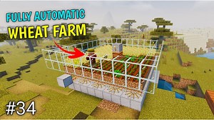 EP 34: Making Villager Wheat Farm in Minecraft 1.17 Survival Series