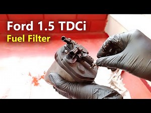 Ford 1.5 TDCi Diesel Fuel Filter Change | Fuel filter guide | Aspire | Ecosport | Freestyle | Fiesta
